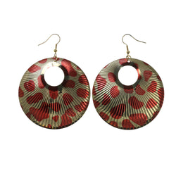 Colorful  Cheetah Print Dangle-Earrings #LQE1796