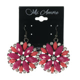 Colorful  Flower Dangle-Earrings #LQE1804