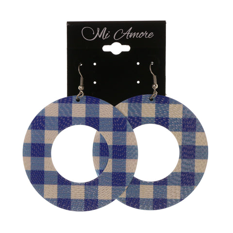 Colorful  Plaid Dangle-Earrings #LQE1828