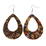 Colorful  Flower Dangle-Earrings #LQE1844