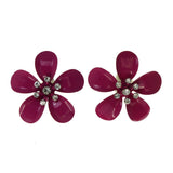 Colorful  Flower Dangle-Earrings #LQE1917