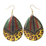 Colorful  Cheetah Print Dangle-Earrings #LQE1943