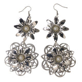 Colorful  Flower Dangle-Earrings #LQE1966