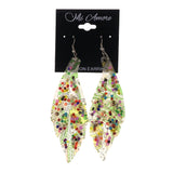 Colorful  Leaf Dangle-Earrings #LQE1981