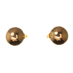 Gold-Tone Metal Stud-Earrings #LQE1997