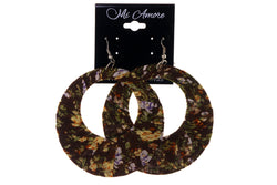 Colorful  Flower Dangle-Earrings #LQE2006