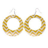 Colorful  Chevron Dangle-Earrings #LQE2126