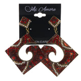 Colorful  Flower Dangle-Earrings #LQE2144
