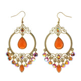 Colorful  AB Finish Dangle-Earrings #LQE2156