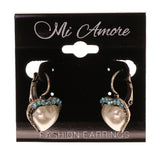 Colorful  Heart Dangle-Earrings #LQE2161