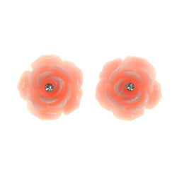 Colorful  Rose Stud-Earrings #LQE2162