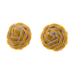 Colorful  Flower Stud-Earrings #LQE2163