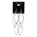 Silver-Tone Metal Dangle-Earrings #LQE2191