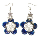 Colorful  Flower Dangle-Earrings #LQE2221