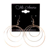 Silver-Tone Metal Dangle-Earrings #LQE2224