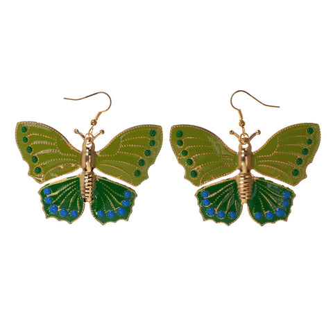 Colorful  Butterfly Dangle-Earrings #LQE2234