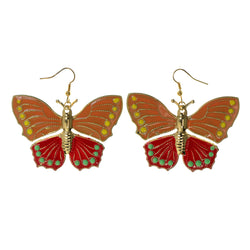 Colorful  Butterfly Dangle-Earrings #LQE2235