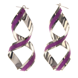 Colorful  Glitter Sparkle Dangle-Earrings #LQE2261