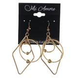 Gold-Tone Metal Dangle-Earrings #LQE2282