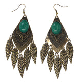 Colorful  Leaf Dangle-Earrings #LQE2284