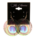 Colorful  Shell Peacock Dangle-Earrings #LQE2309