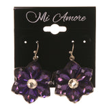 Colorful  Flowers Dangle-Earrings #LQE2312