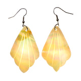 Shell Dangle-Earrings White Color #LQE2342