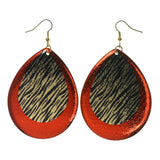 Colorful  Zebra Print Dangle-Earrings #LQE2507