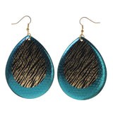 Colorful  Zebra Print Dangle-Earrings #LQE2508