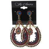 Colorful  Flower Drop-Dangle-Earrings #LQE2535