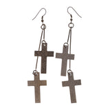 Colorful  Cross Dangle-Earrings #LQE2557