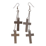 Colorful  Cross Dangle-Earrings #LQE2572