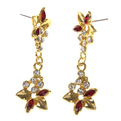 Colorful  Flower Drop-Dangle-Earrings #LQE2579