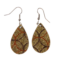 Colorful  Glitter Sparkle Dangle-Earrings #LQE2594