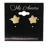 Star Stud-Earrings White Color #LQE2600