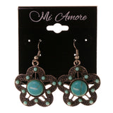 Colorful  Flower Dangle-Earrings #LQE2603