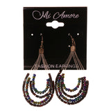 Colorful  AB Finish Dangle-Earrings #LQE2623