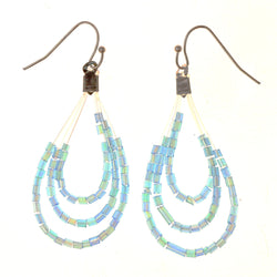 Colorful  AB Finish Dangle-Earrings #LQE2628