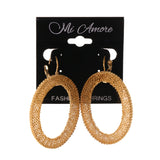 Gold-Tone Metal Dangle-Earrings #LQE2630