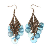 Colorful  Shell Dangle-Earrings #LQE2653