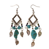 Colorful  Leaf Dangle-Earrings #LQE2664