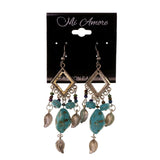 Colorful  Leaf Dangle-Earrings #LQE2664