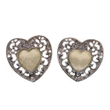 Colorful  Heart Stud-Earrings #LQE2672