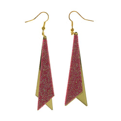 Colorful  Glitter Sparkle Dangle-Earrings #LQE2679