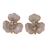 Colorful  Flower Stud-Earrings #LQE2690