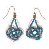 Colorful  Knot Dangle-Earrings #LQE2697