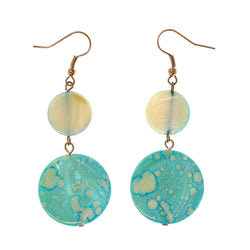 Colorful  Splatter Dangle-Earrings #LQE2732