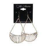 Silver-Tone Metal Dangle-Earrings #LQE2760