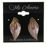 Colorful  Calla Lily Flower Stud-Earrings #LQE2773