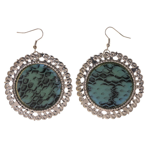 Colorful  Reptile Scales Dangle-Earrings #LQE2828